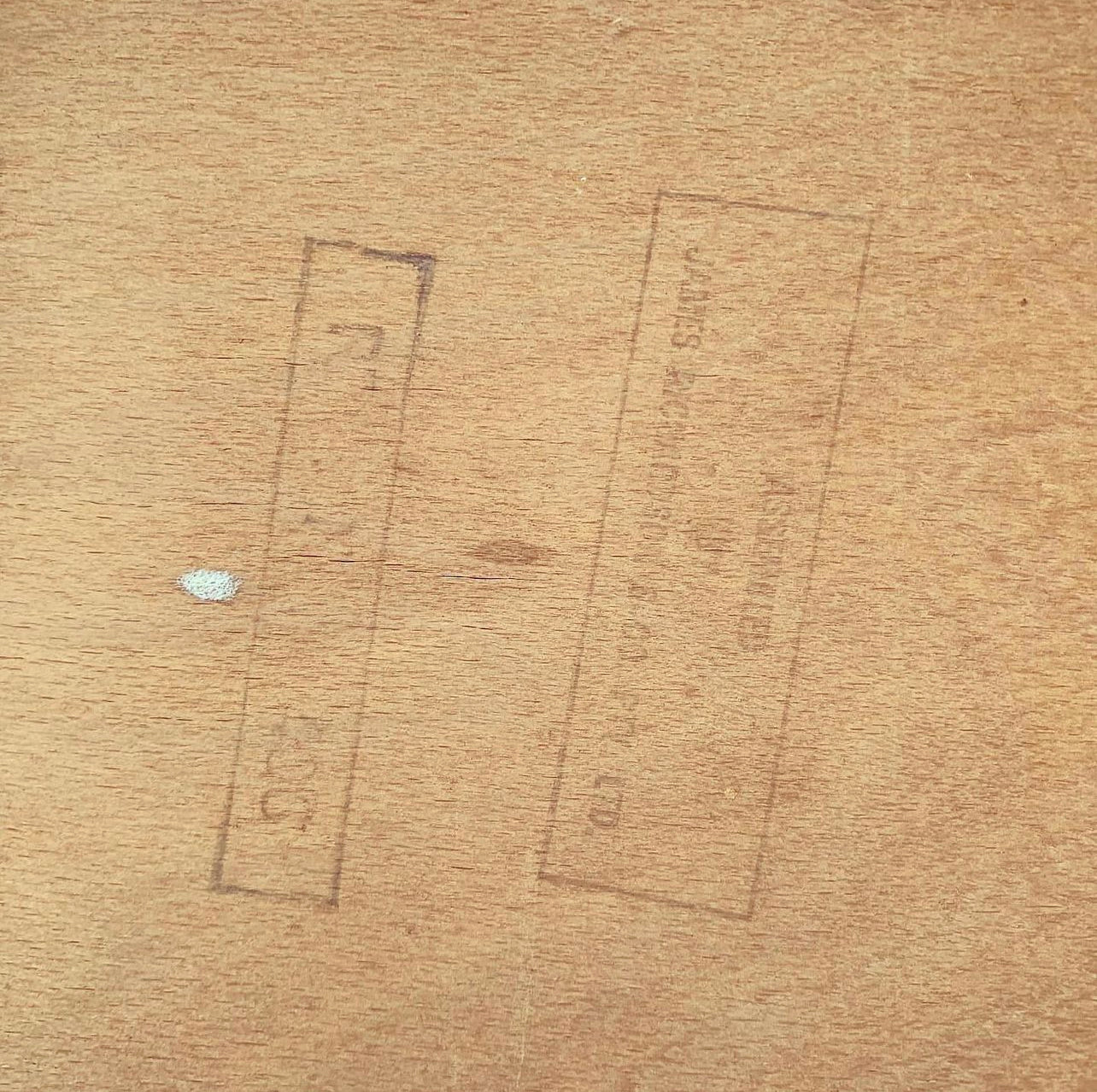 Solid Timber Mid Century Modern Czech Dining Setting, 6 Black Vinyl Chairs & Original Matching Table, Assembled by James Richardson & Co