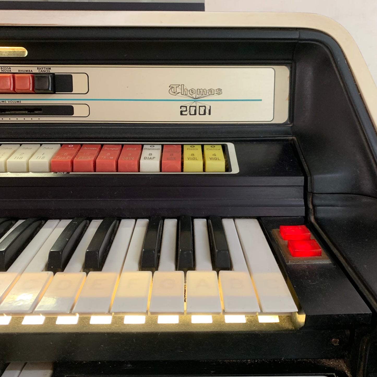 Original Space Age "Thomas2001" Organ Synthesiser, Inspired by Kubrik's "2001: A Space Odyssey"