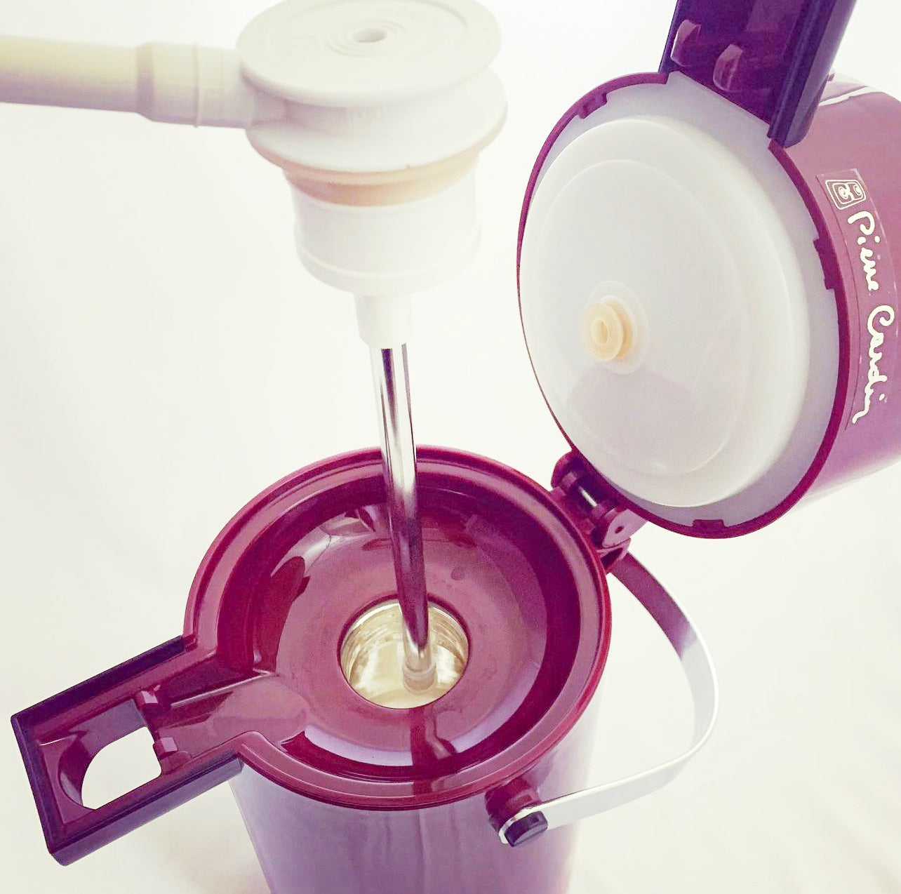 Vintage 1.9L Pierre Cardin Airpot or Hot Beverage Dispenser by Japanese Designer Zojirushi, 80s era