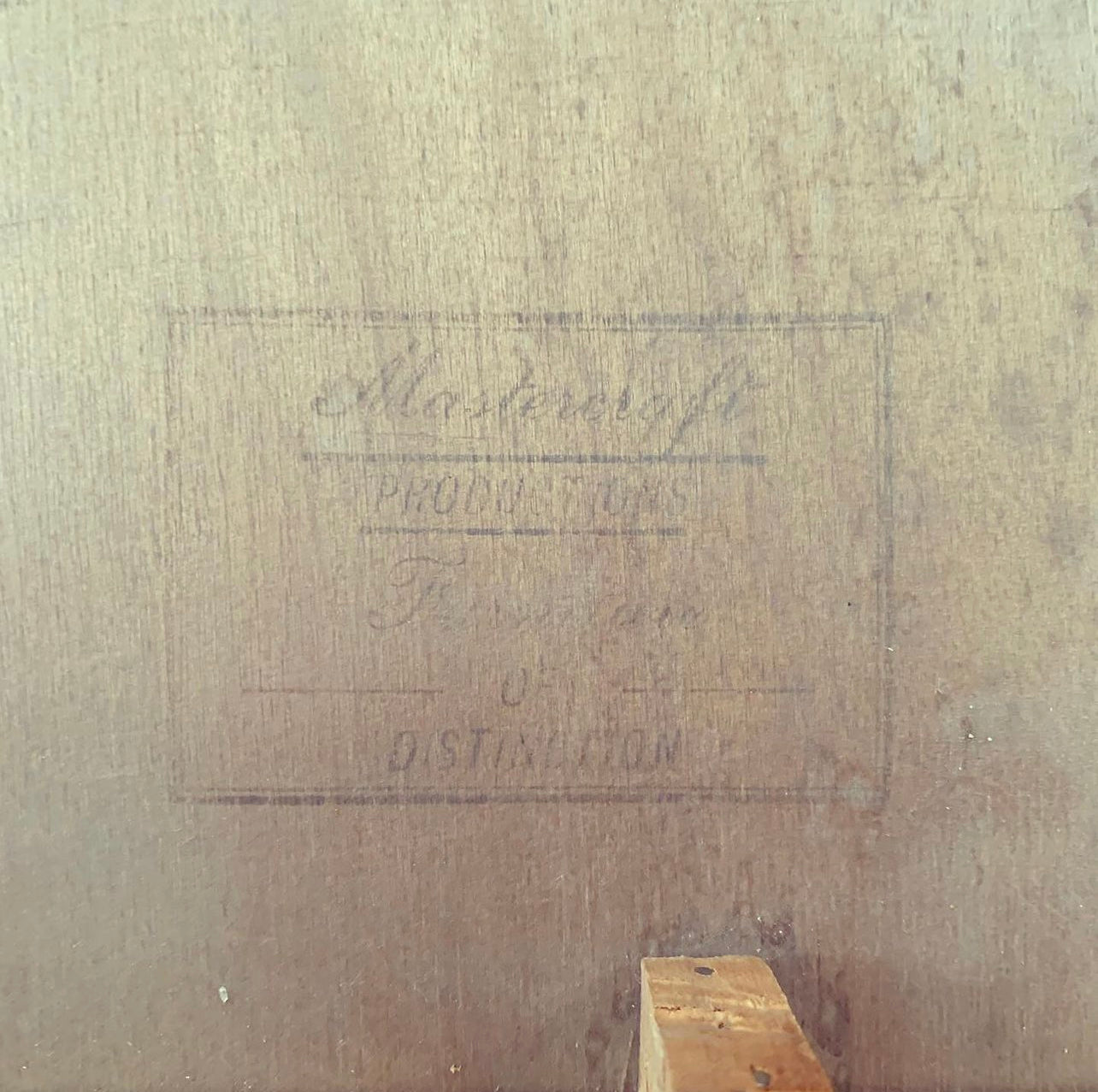 Solid Timber Mid Century Modern Czech Dining Setting, 6 Black Vinyl Chairs & Original Matching Table, Assembled by James Richardson & Co