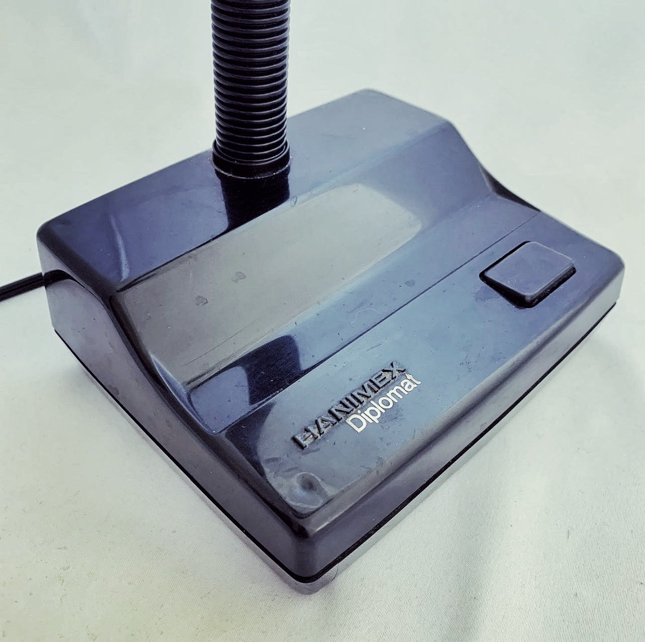 Black Adjustable Hanimex "Diplomat" Retro 80s era Gooseneck Desk Lamp