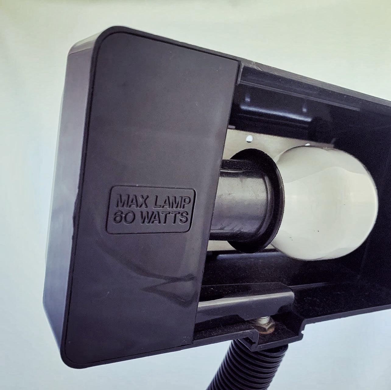 Black Adjustable Hanimex "Diplomat" Retro 80s era Gooseneck Desk Lamp